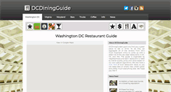 Desktop Screenshot of dcdiningguide.com